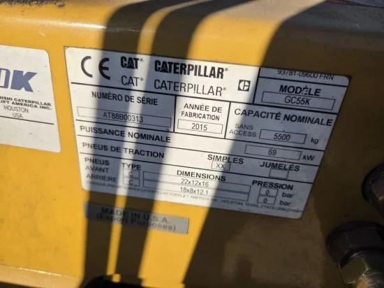 stivuitor GPL CATERPILLAR