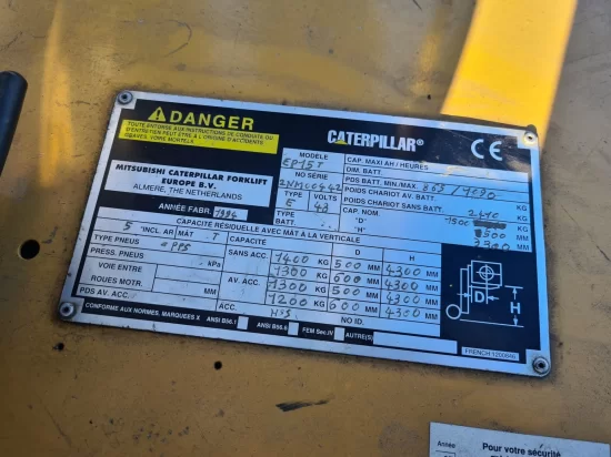 stivuitor electric CATERPILLAR