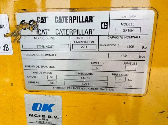 stivuitor GPL CATERPILLAR