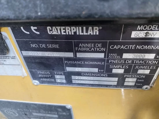 stivuitor GPL CATERPILLAR