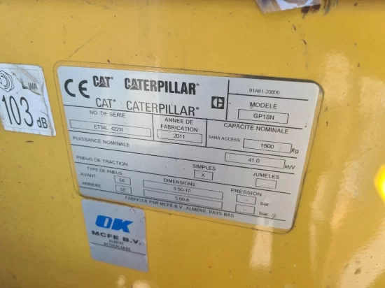 stivuitor GPL CATERPILLAR