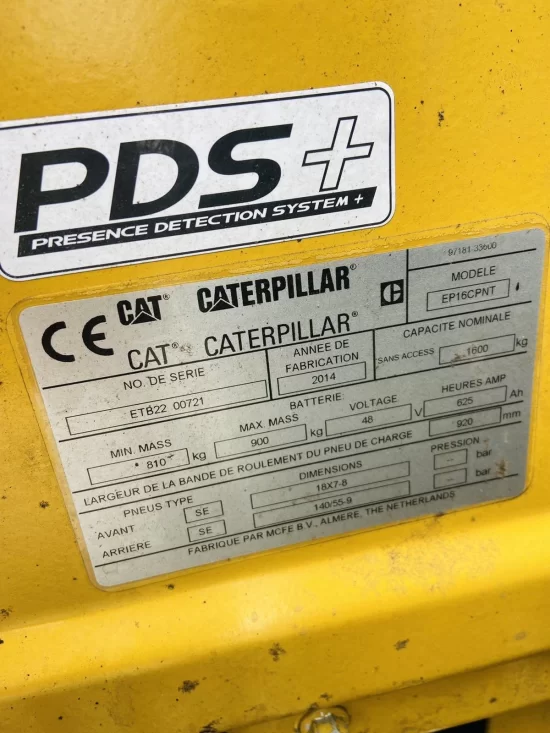 stivuitor electric CATERPILLAR