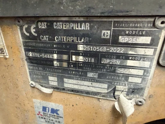 stivuitor GPL CATERPILLAR