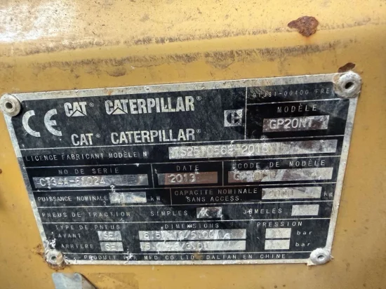 stivuitor GPL CATERPILLAR