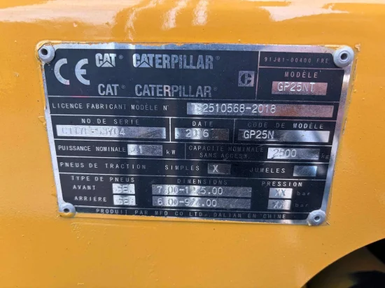 stivuitor GPL CATERPILLAR