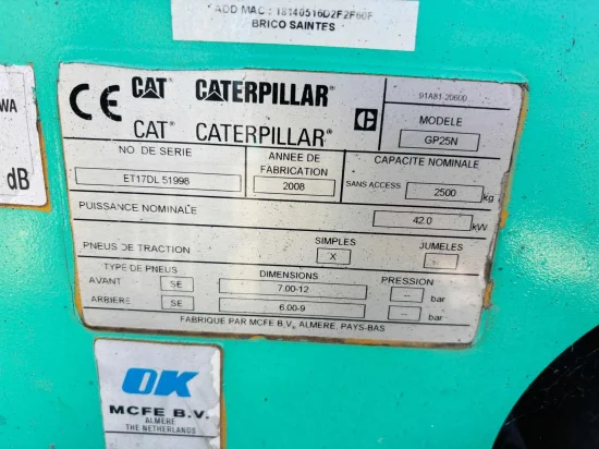 stivuitor GPL CATERPILLAR