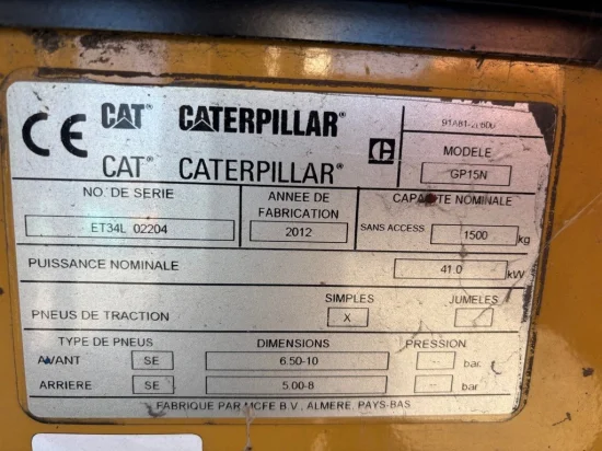 stivuitor GPL CATERPILLAR