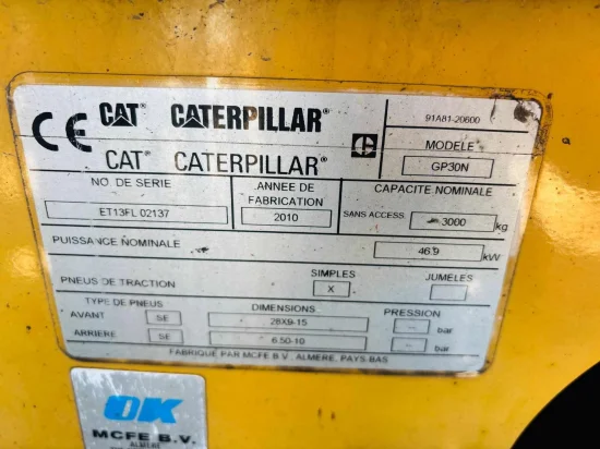 stivuitor GPL CATERPILLAR