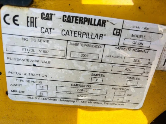 stivuitor GPL CATERPILLAR